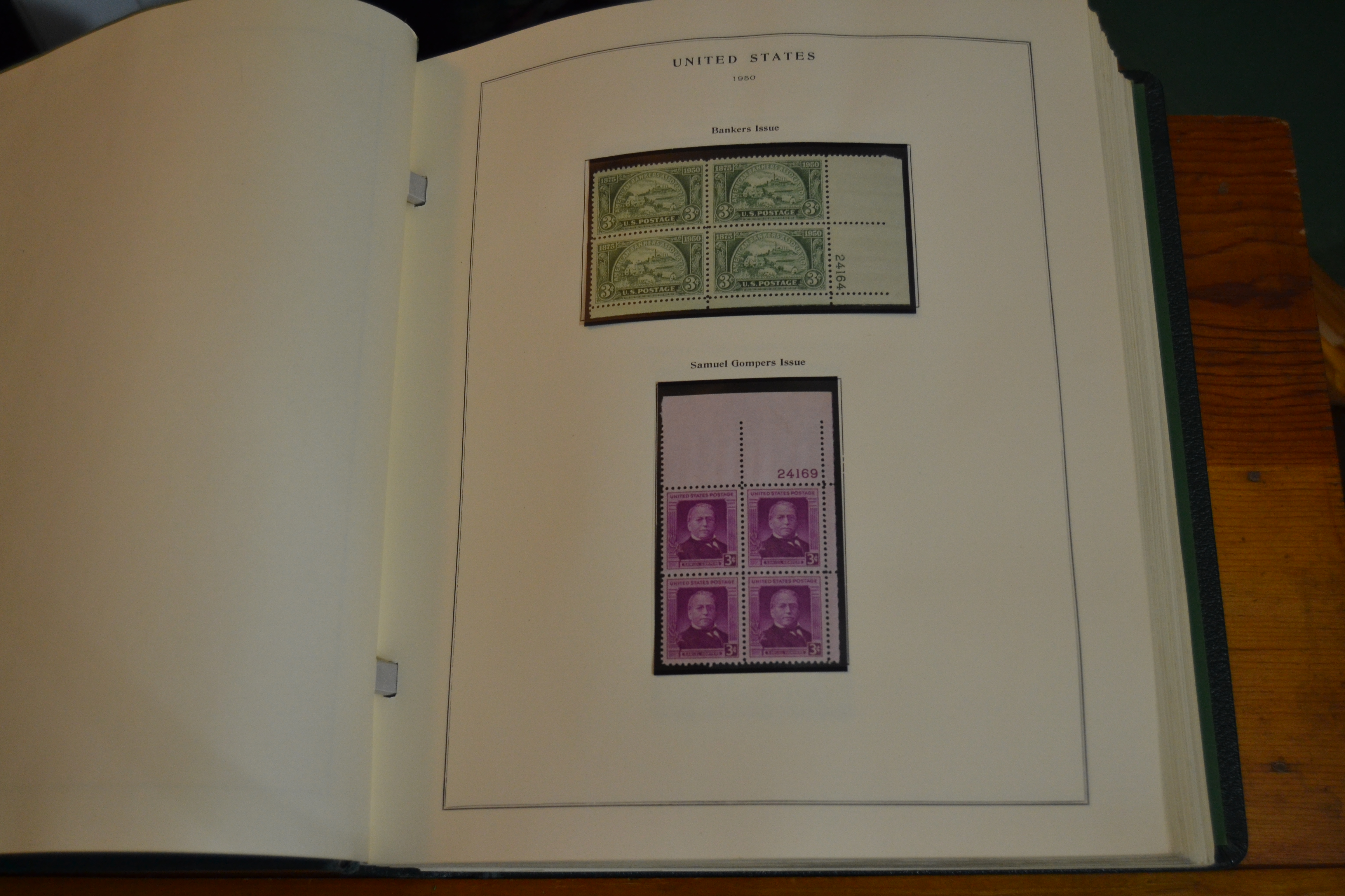 Plate Blocks 1950-70, page 1