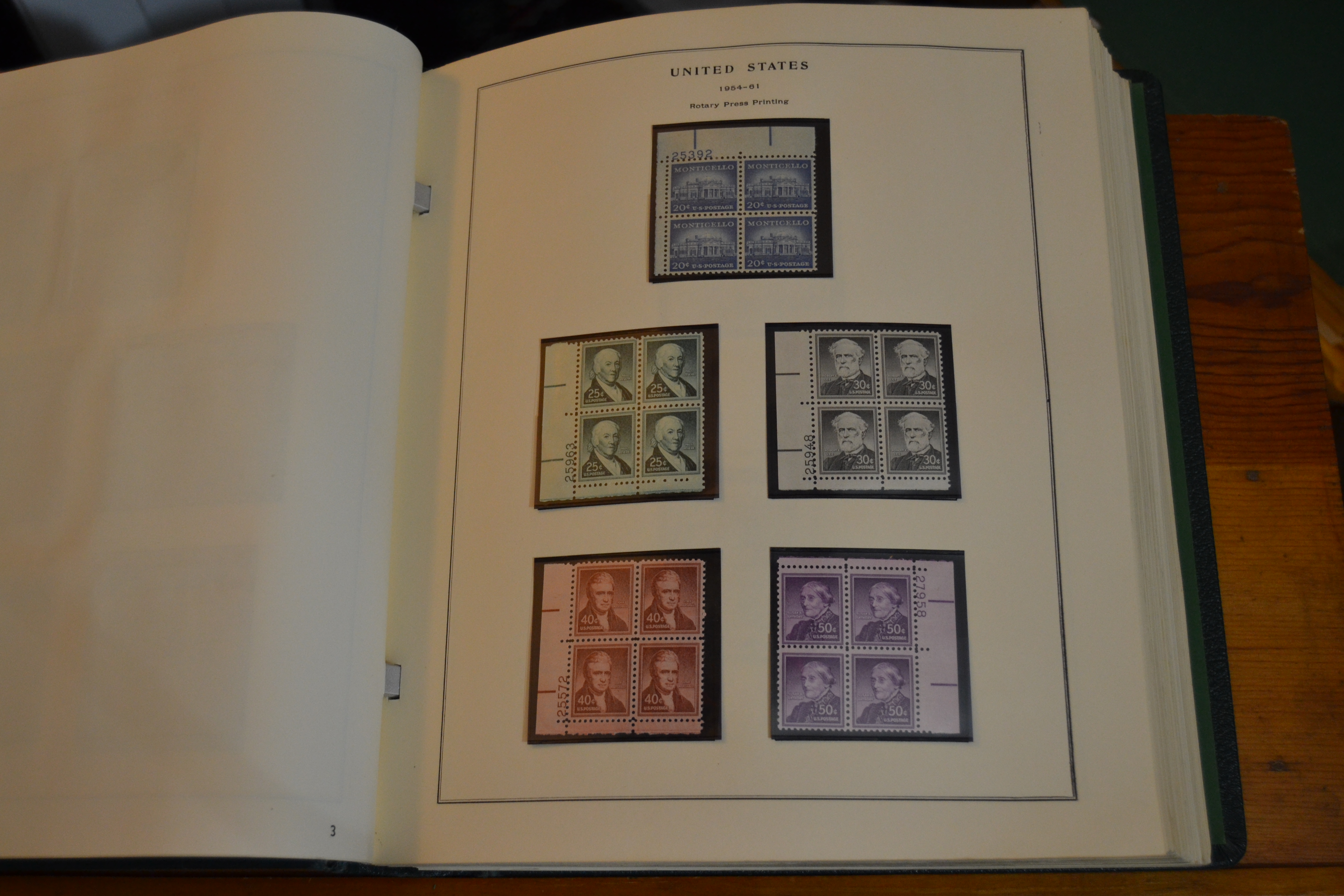 Plate Blocks 1950-70, page 22