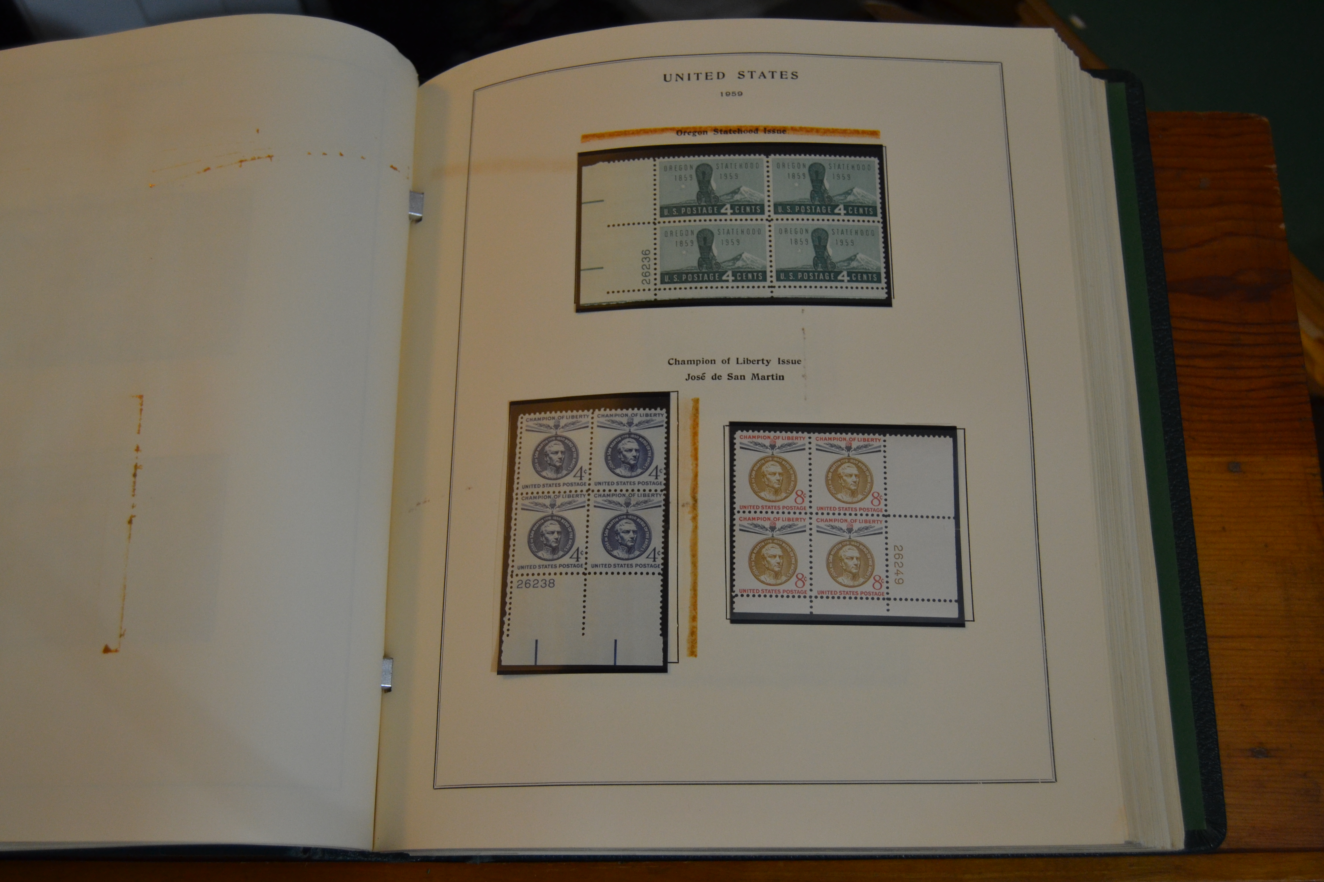 Plate Blocks 1950-70, page 50