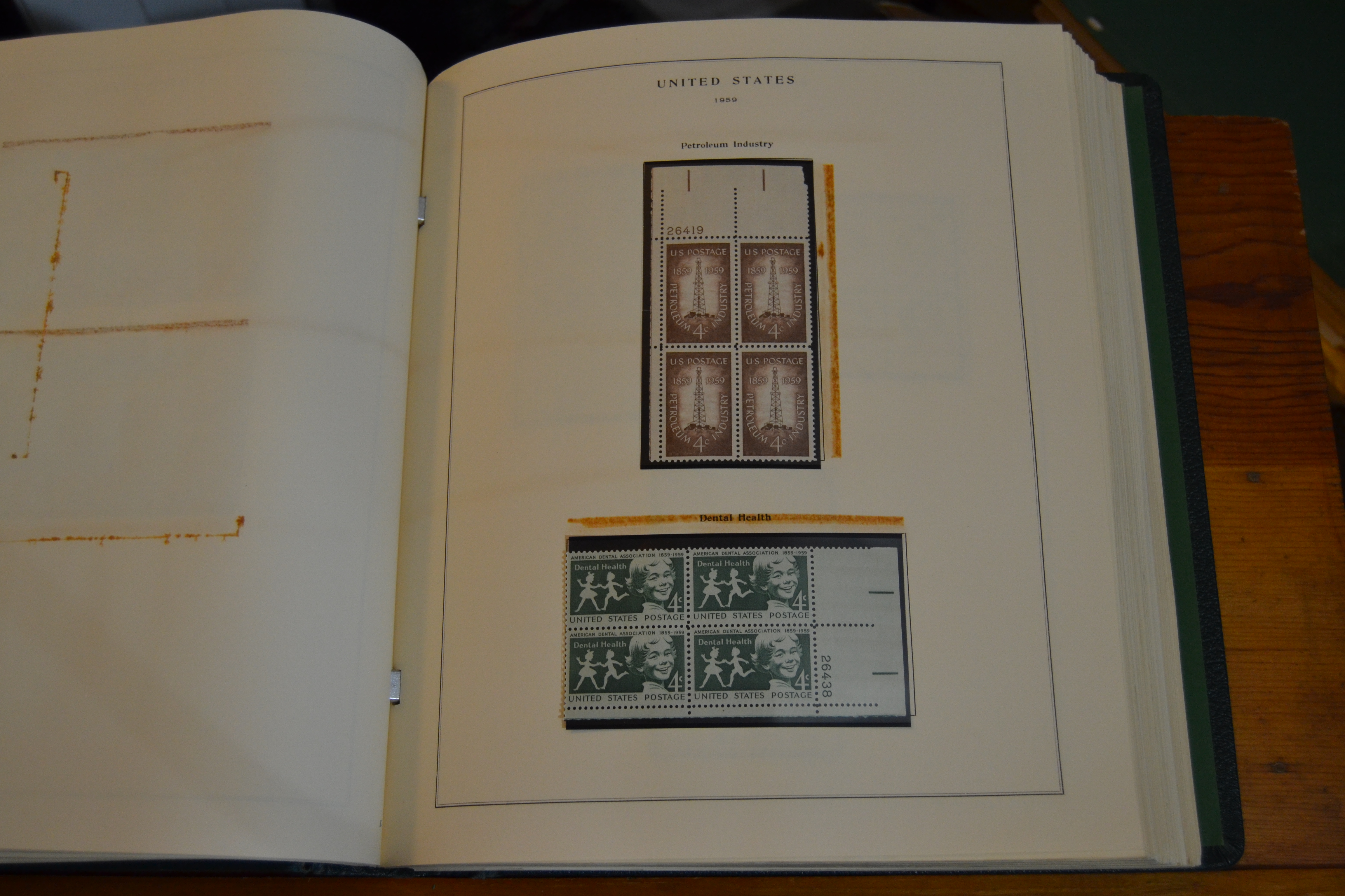 Plate Blocks 1950-70, page 54