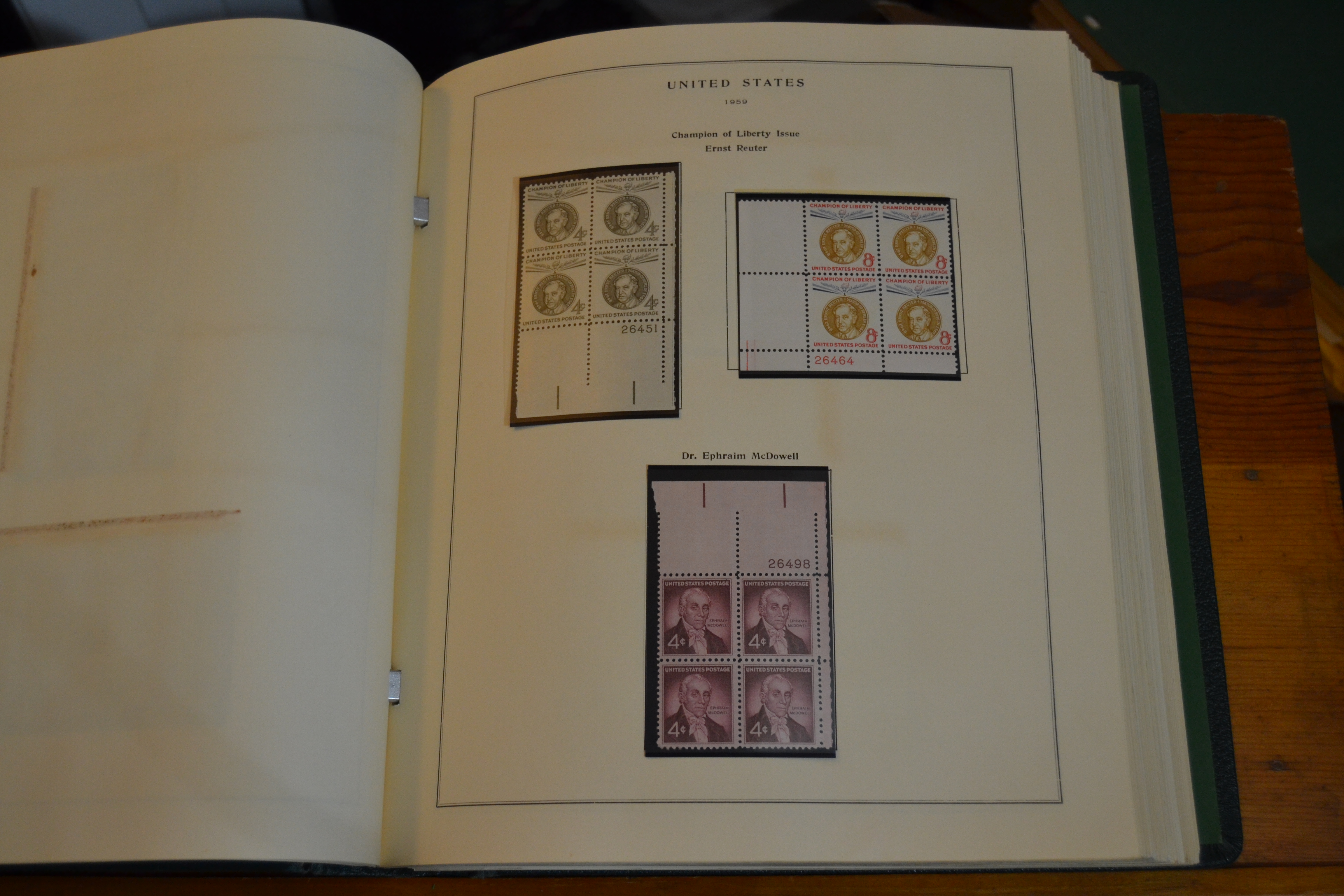 Plate Blocks 1950-70, page 55