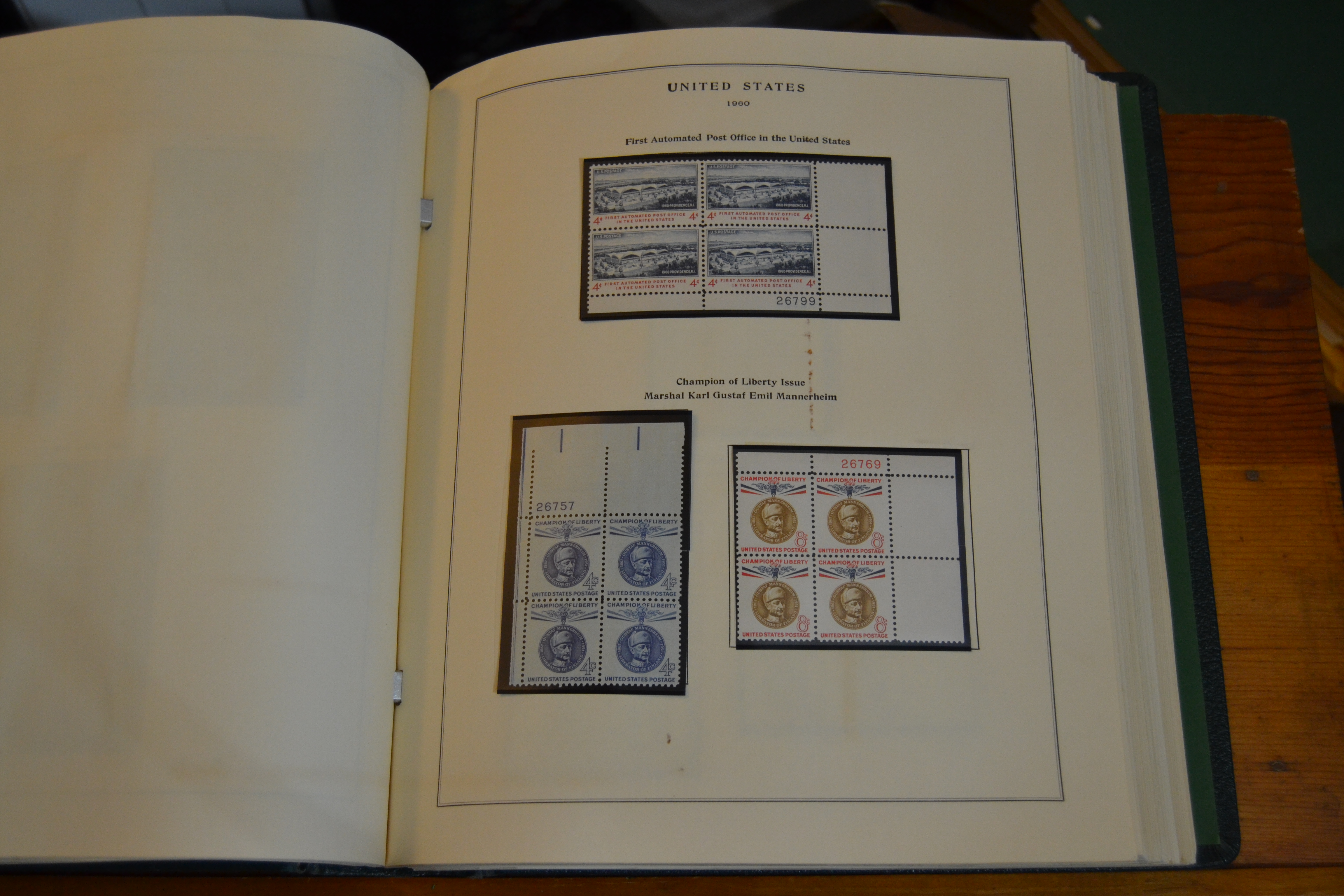 Plate Blocks 1950-70, page 68